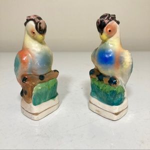Vintage Parrot Salt and Pepper Shakers Jimmy Buffet Style Tropical